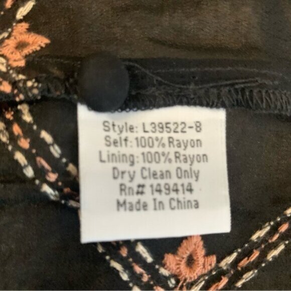 NWT Johnny Was Jackie Mini Long Sleeve Sheer Dress - Picture 12 of 16